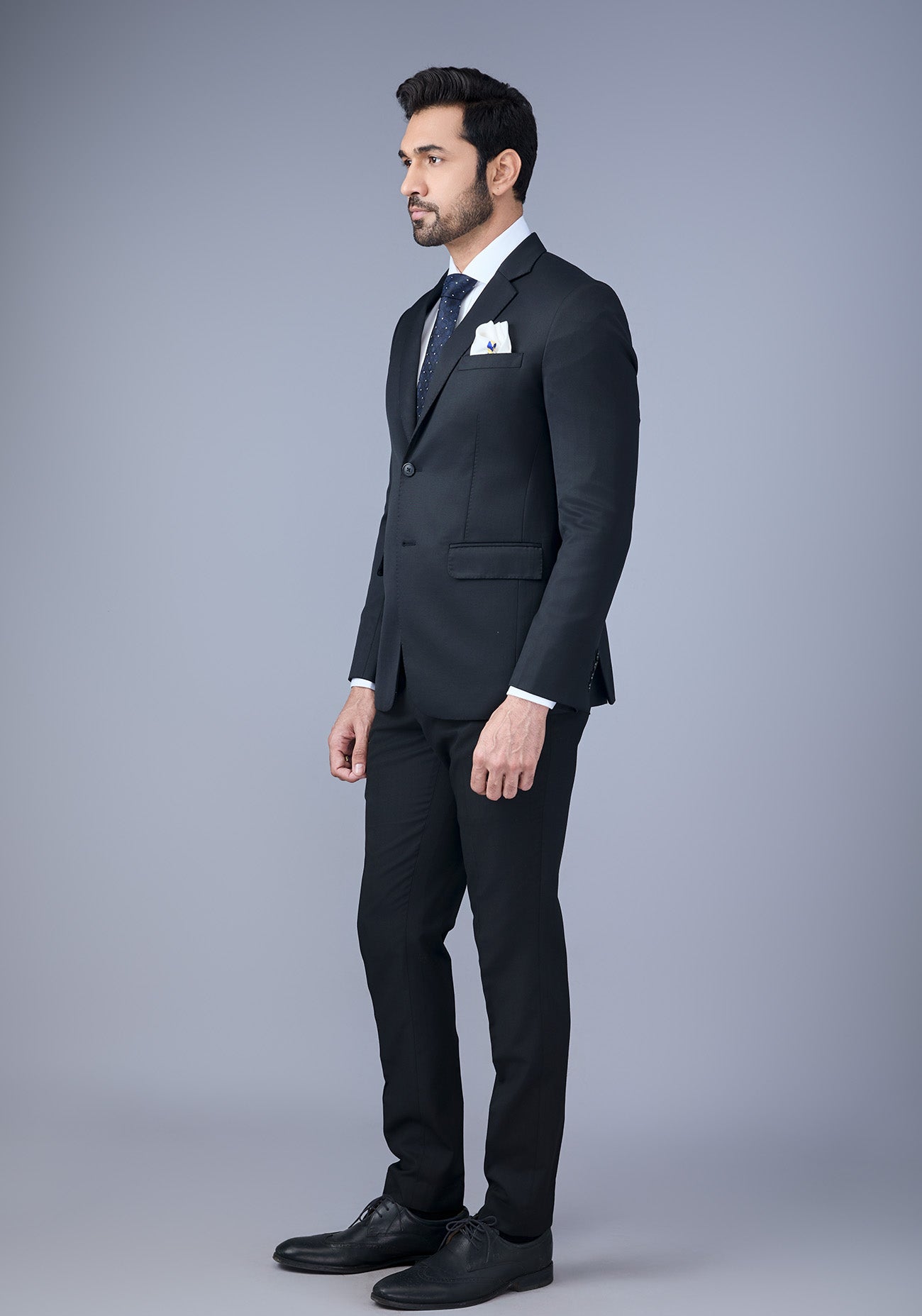 Classic Black Corporate Suit