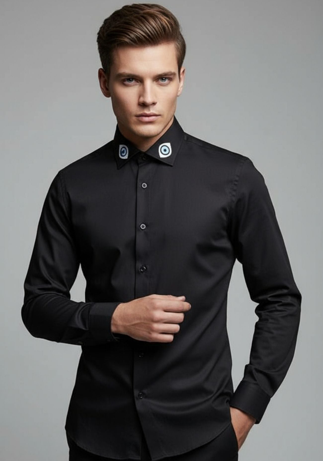 Black evil eye shirt