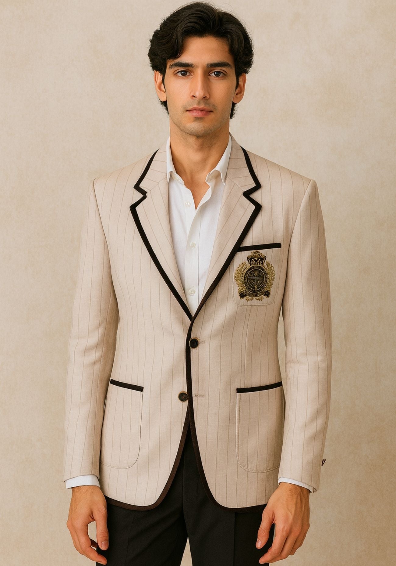 Grey Stripped Jacket