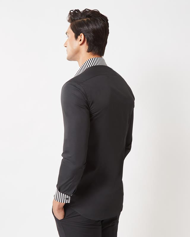 Black & White Stripe Shirt