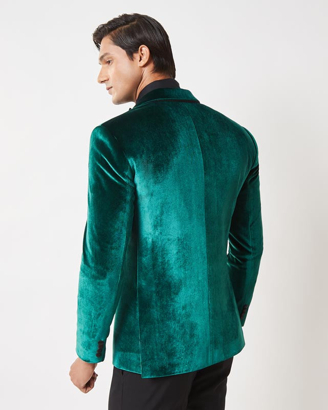 Emerald Green Velvet Tuxedo