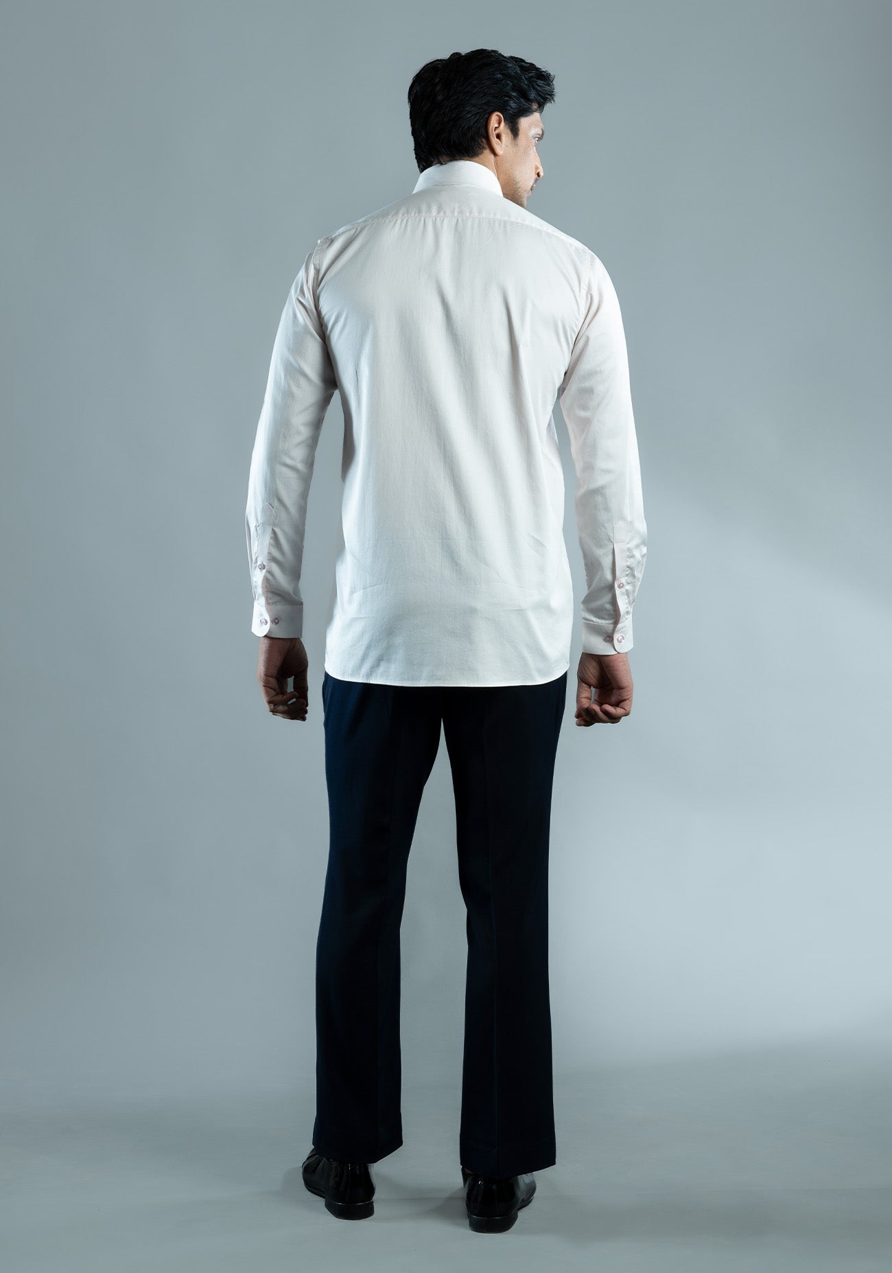 Light Pink Cotton Textured Shirt