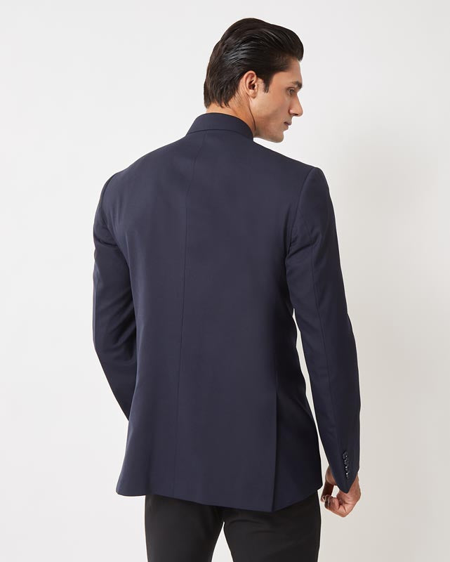 Navy Off-Balance Bandhgala