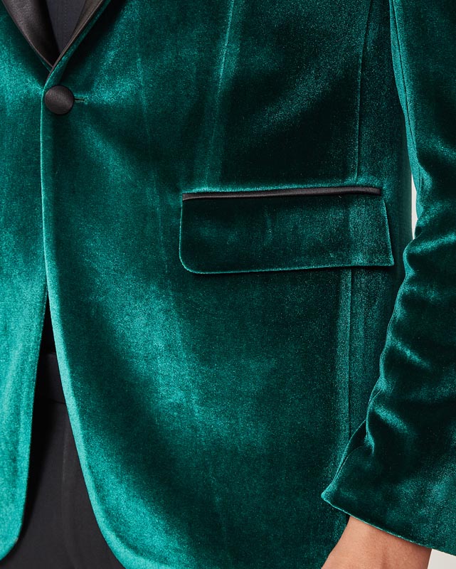 Emerald Green Velvet Tuxedo