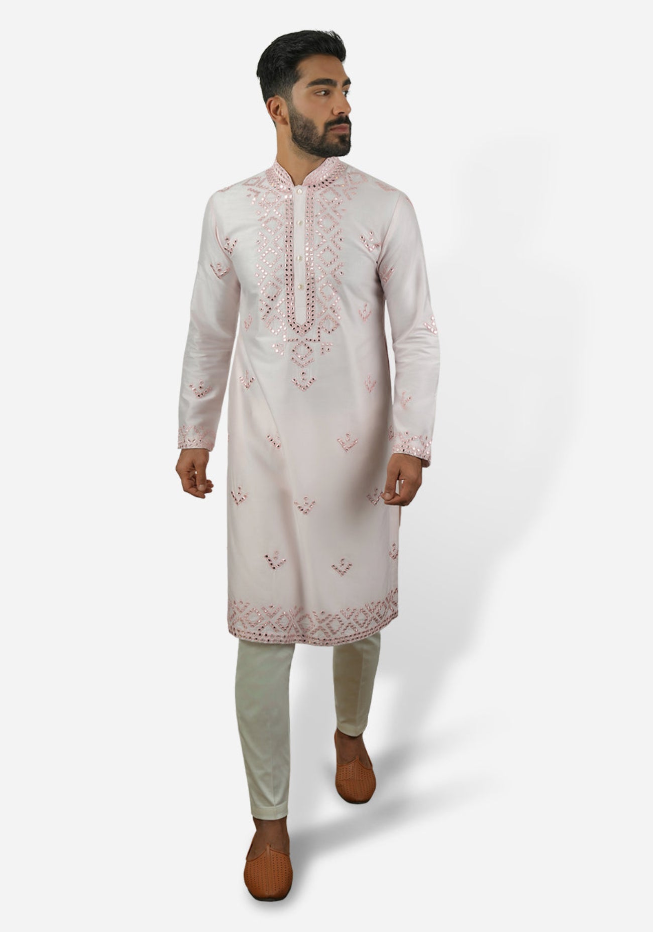 THE BLUSH PRISM KURTA ENSEMBLE