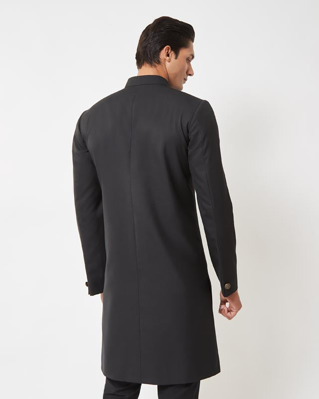 Black Encase Sherwani