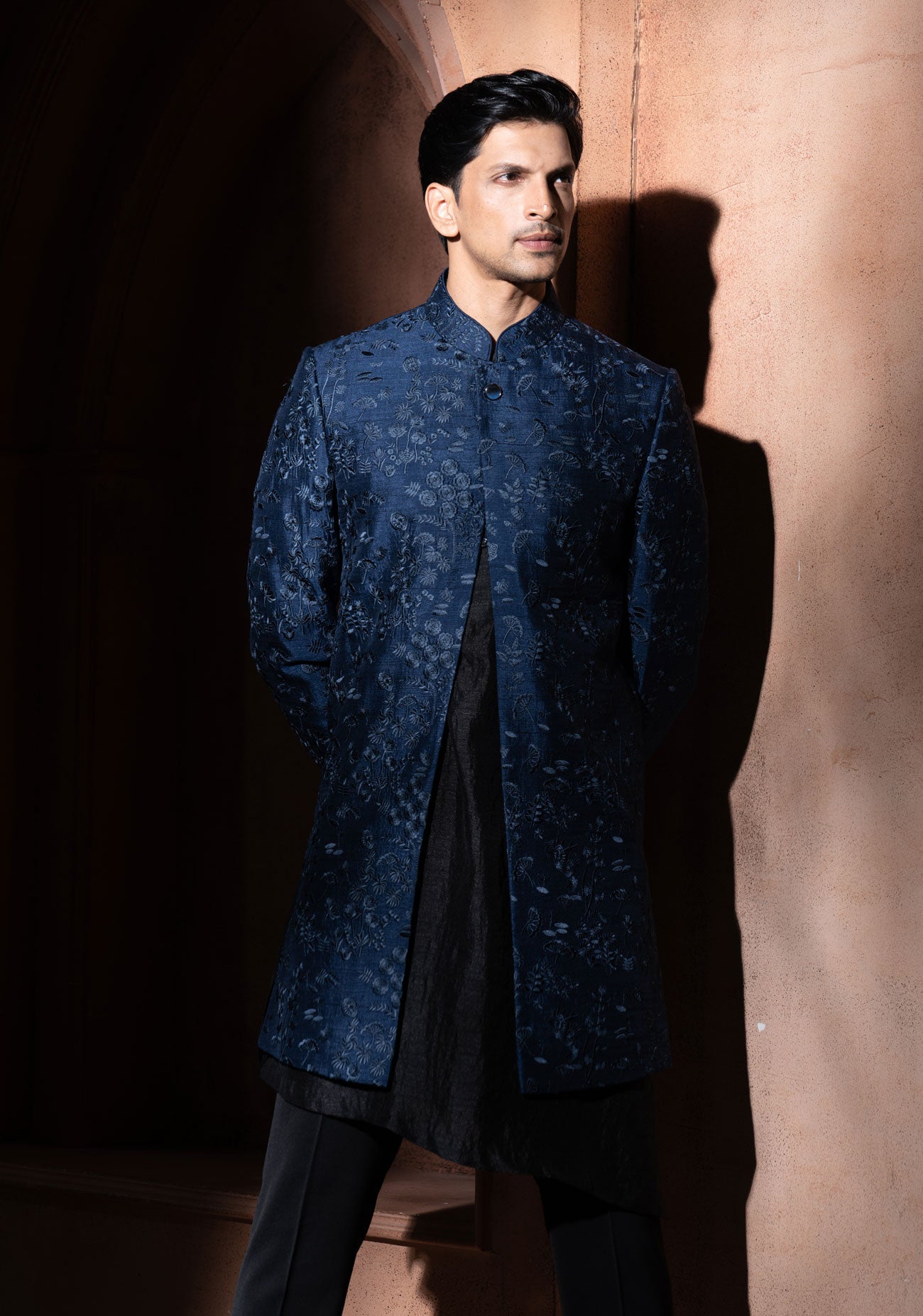 Cobalt Blue Asymmetrical Jacket