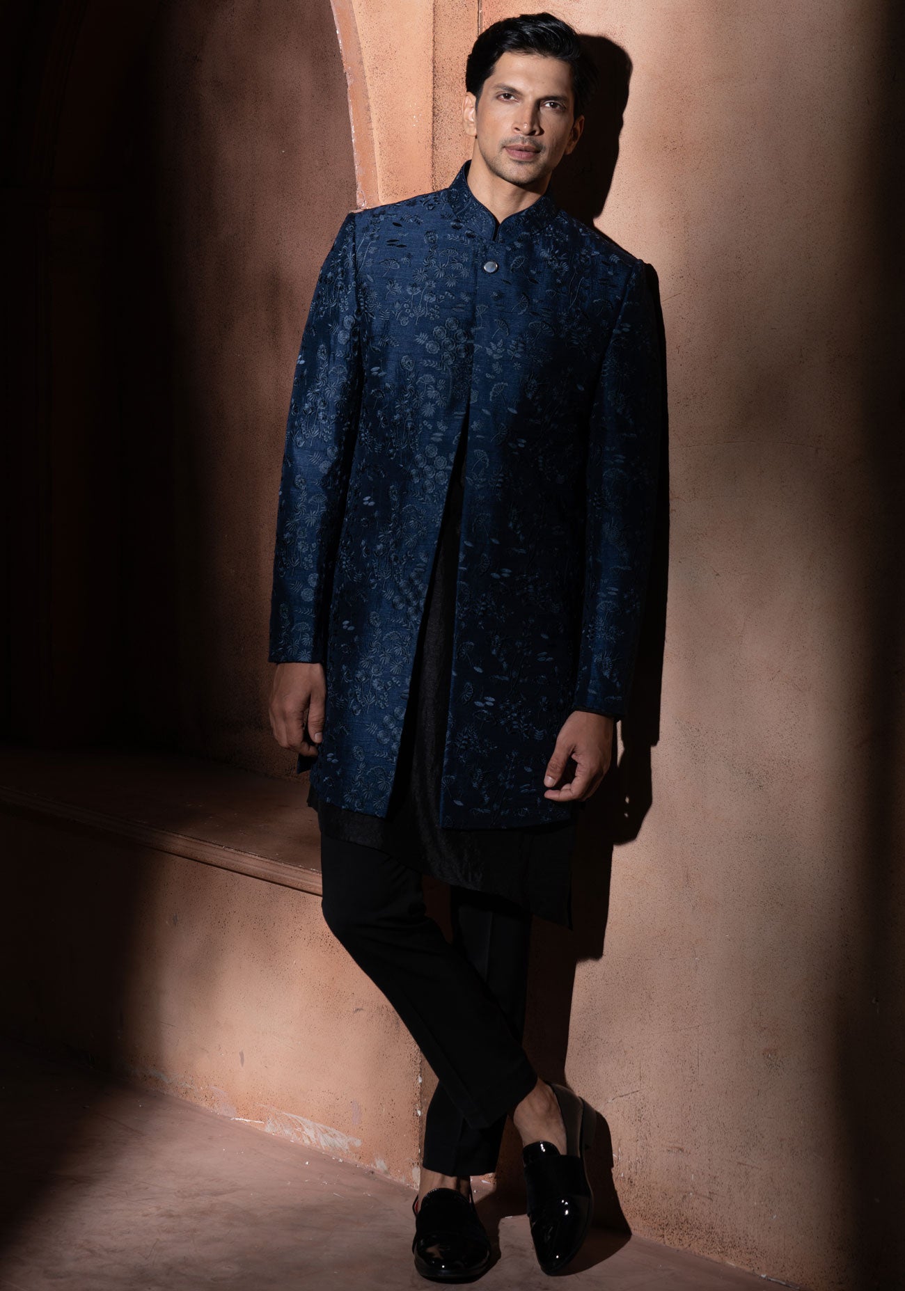 Cobalt Blue Asymmetrical Jacket