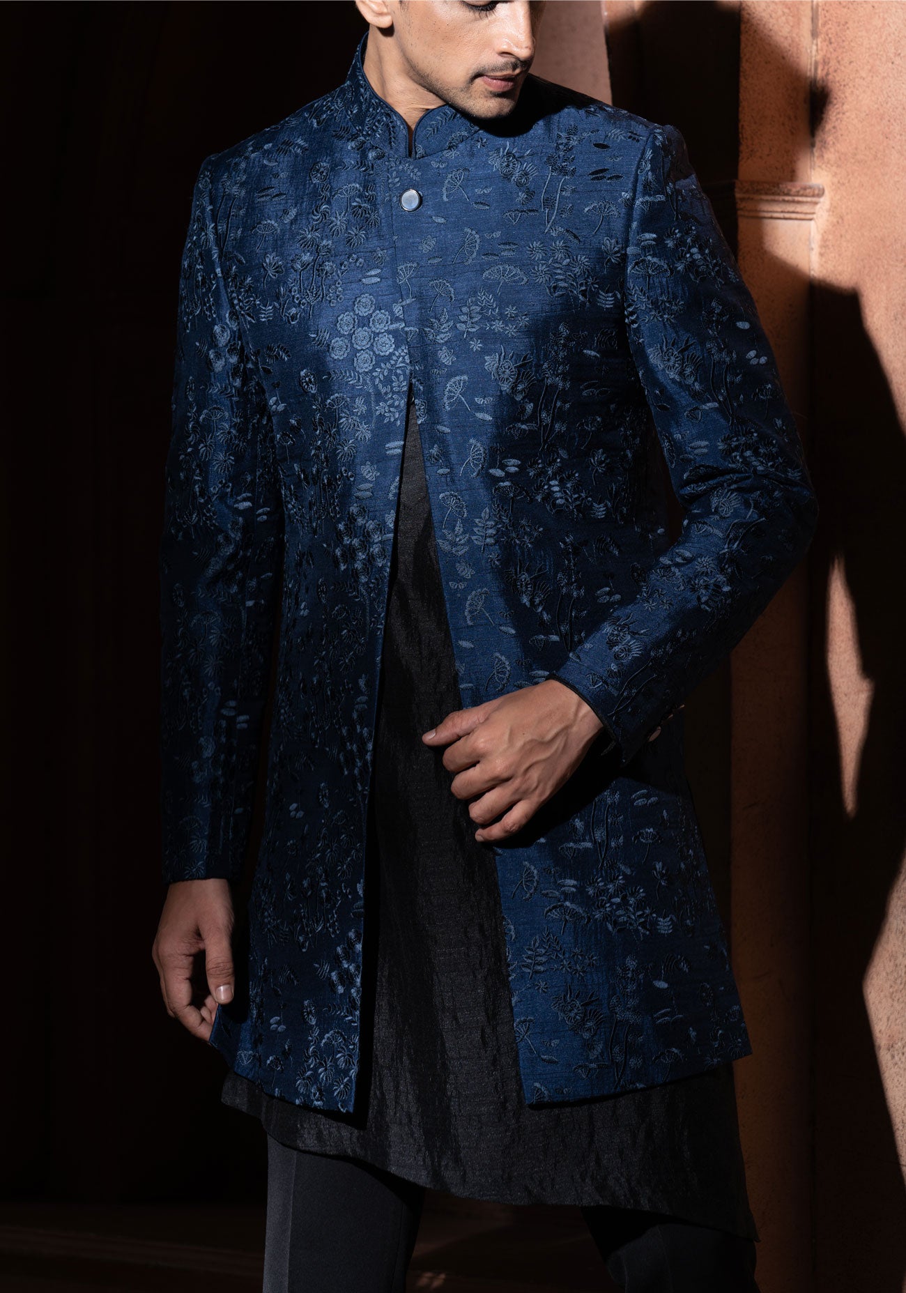 Cobalt Blue Asymmetrical Jacket