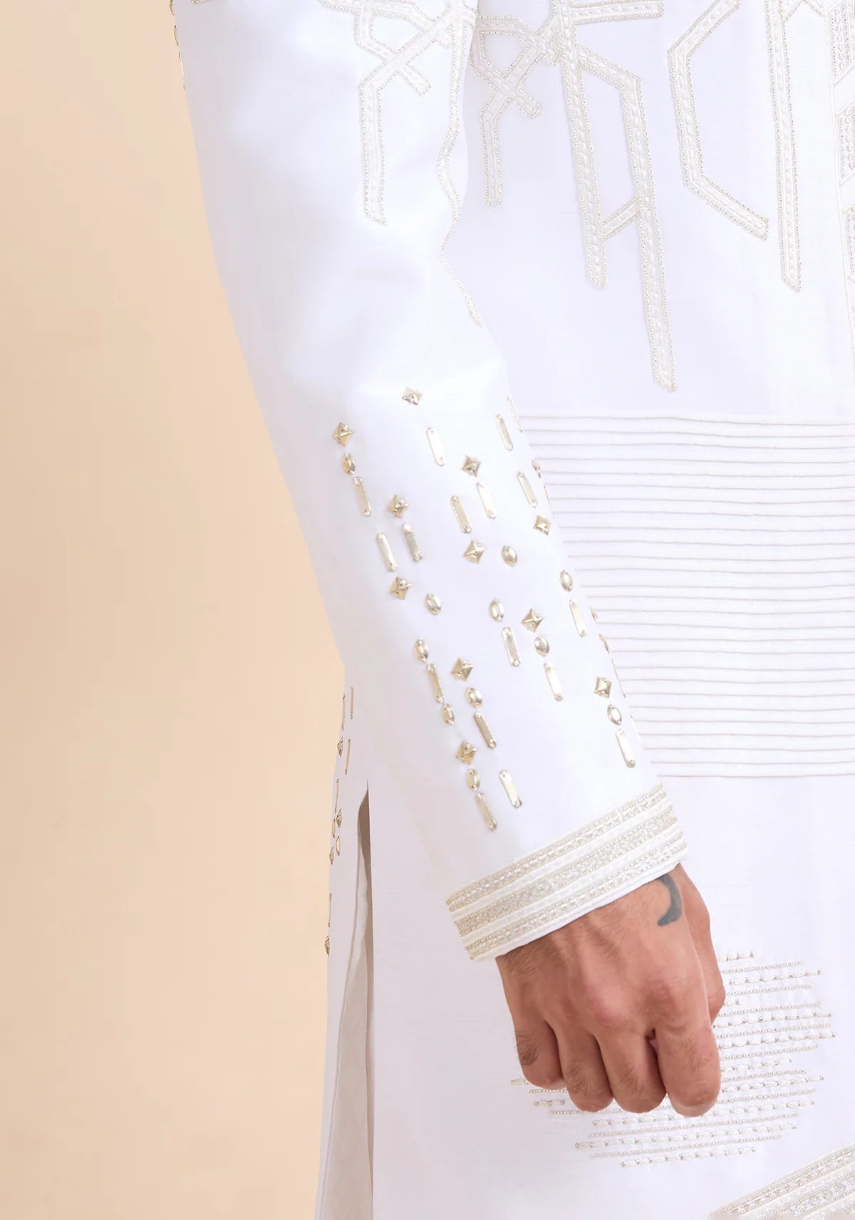 THE ALBASTER HORIZON SHERWANI SET