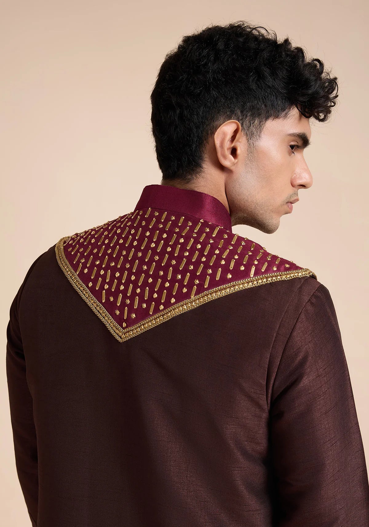 THE GILDED POWER RITUAL NEHRU JACKET SET