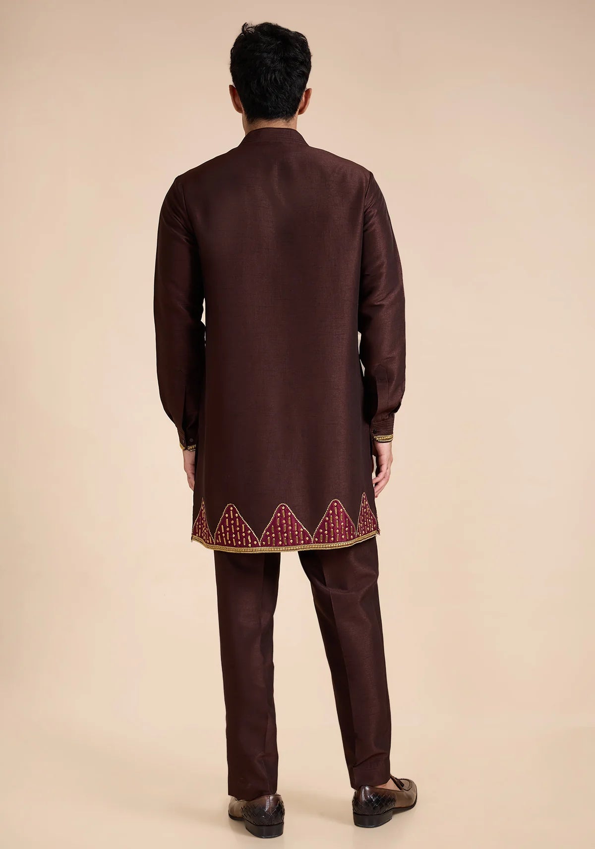 THE GILDED POWER RITUAL NEHRU JACKET SET