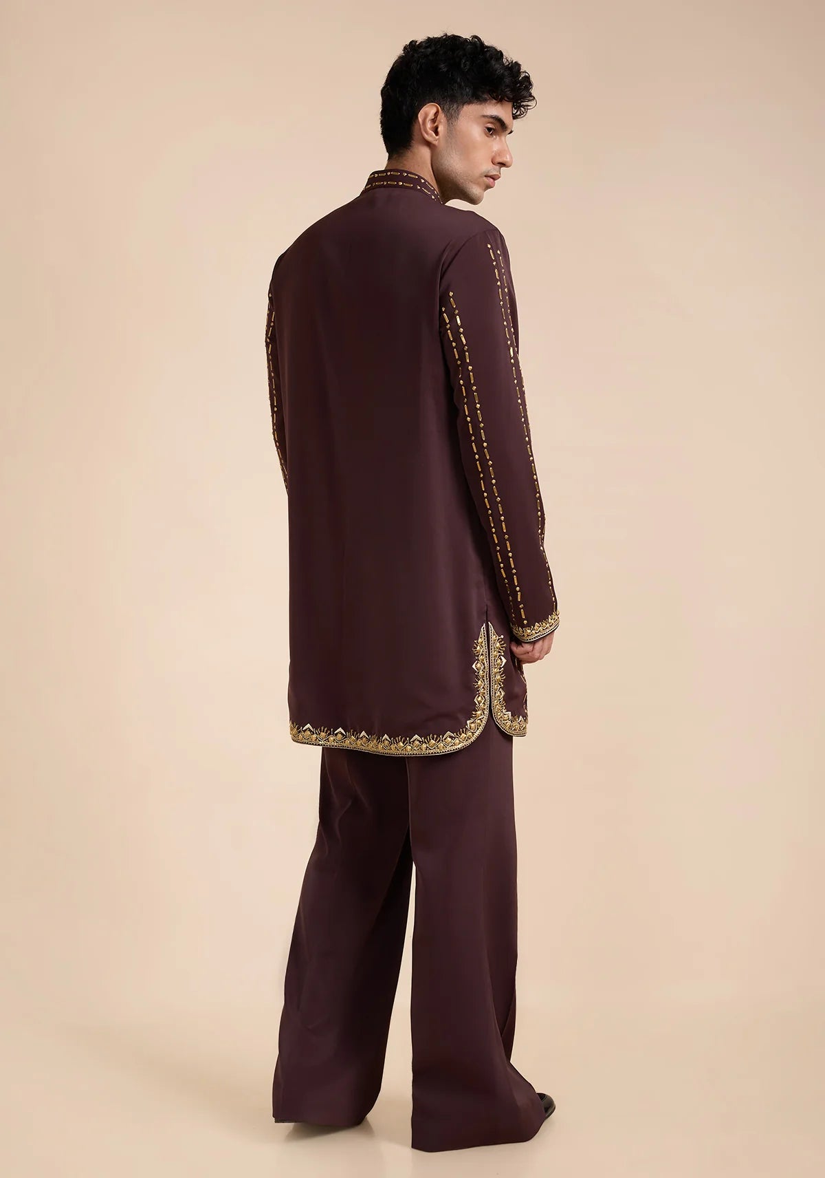 THE GRANDEUR ZIP-FRONT KURTA SET