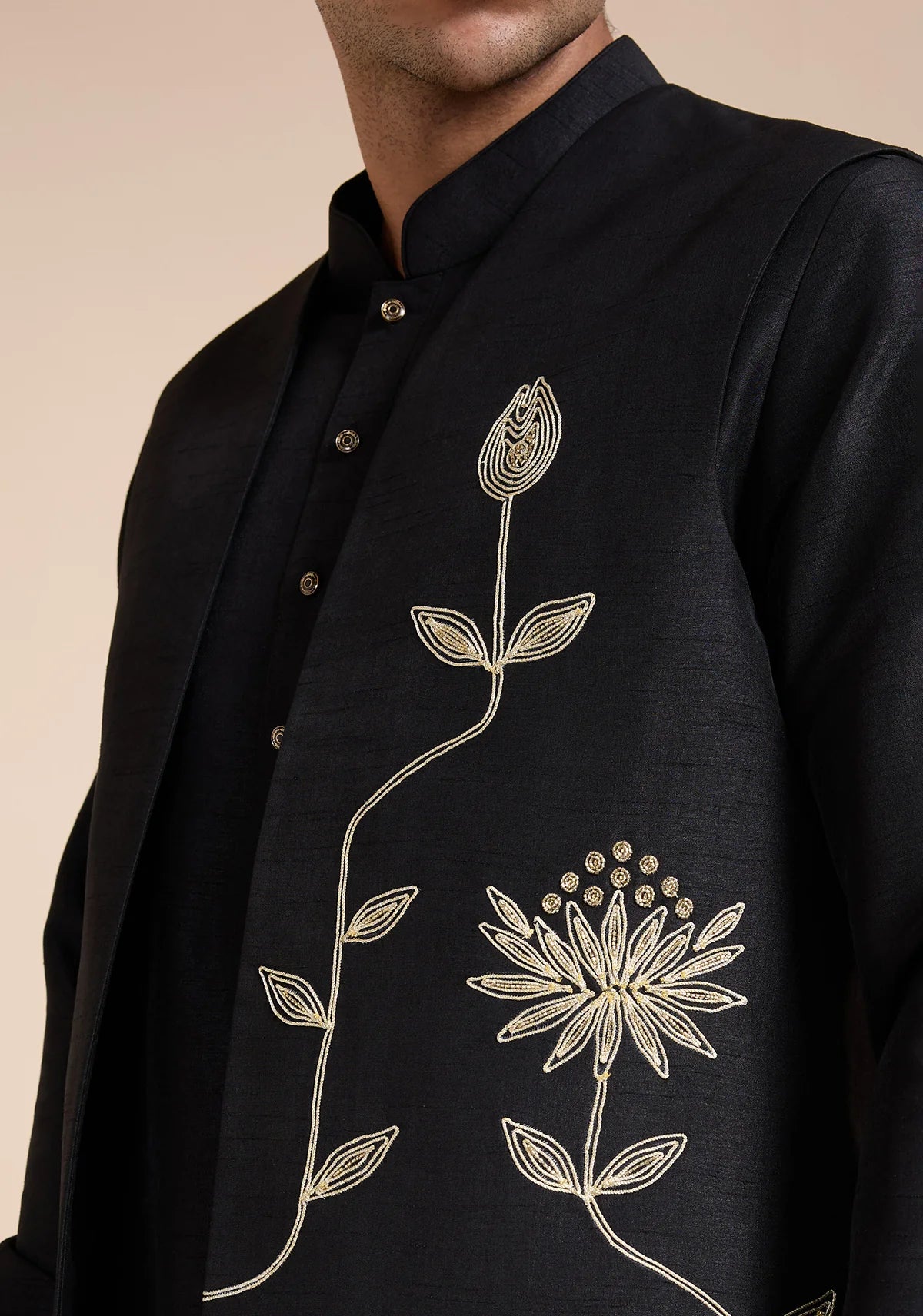 THE IMPERIAL BLOOM NEHRU JACKET SET