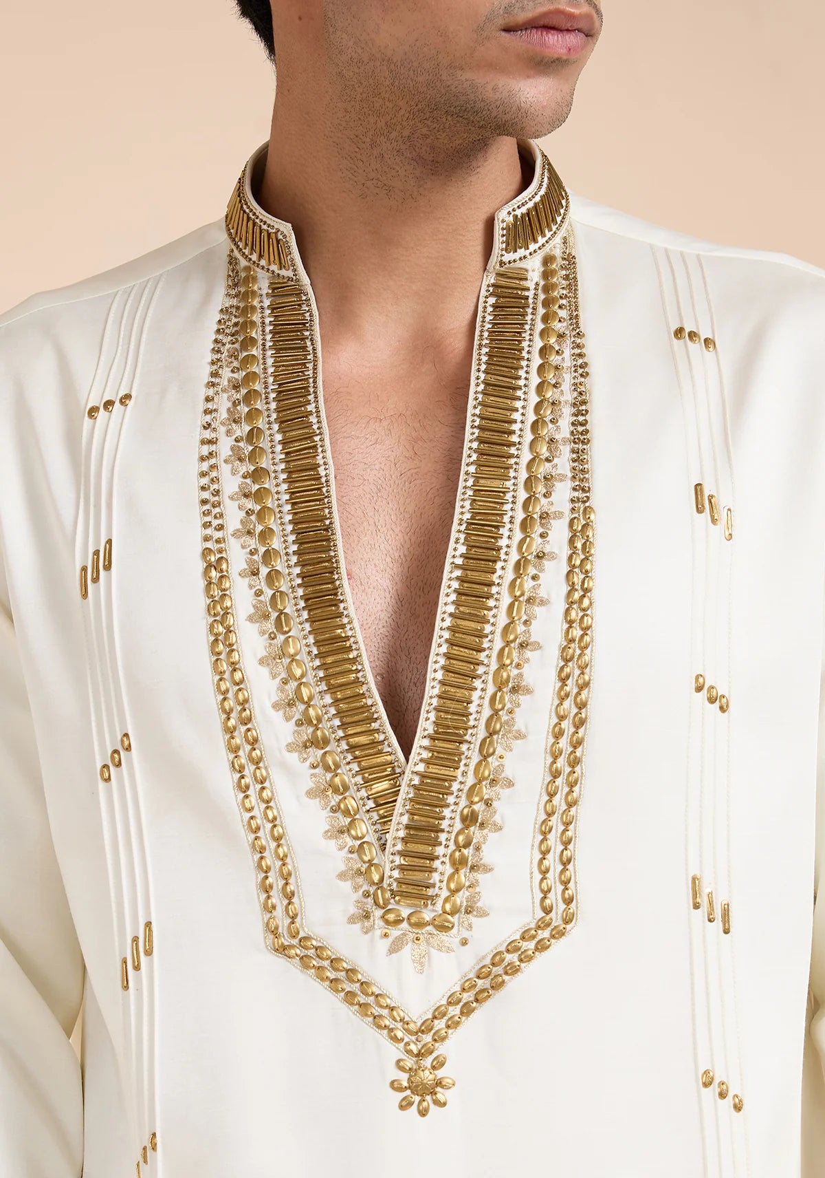 THE IVORY CASCADE KURTA SET
