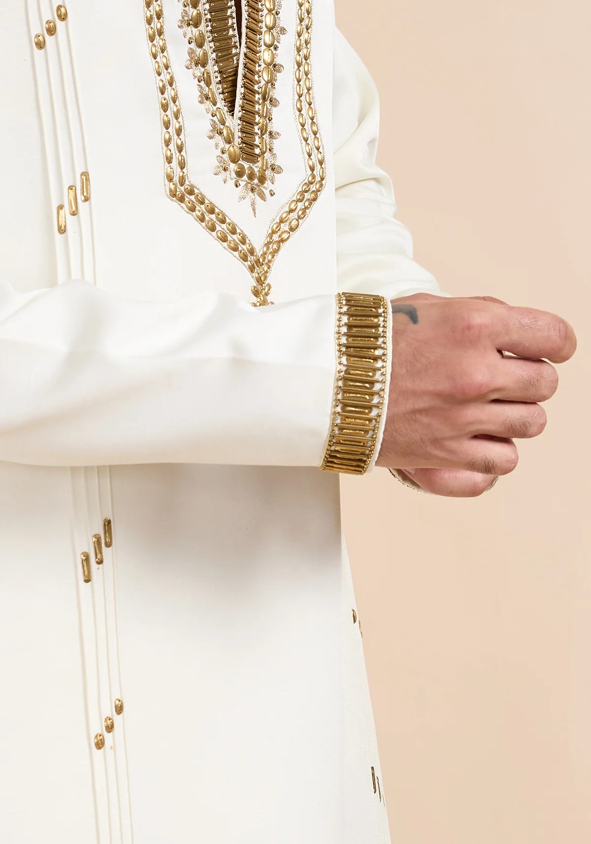 THE IVORY CASCADE KURTA SET