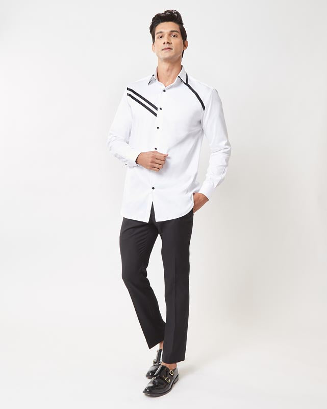 White Line Drop Shirt