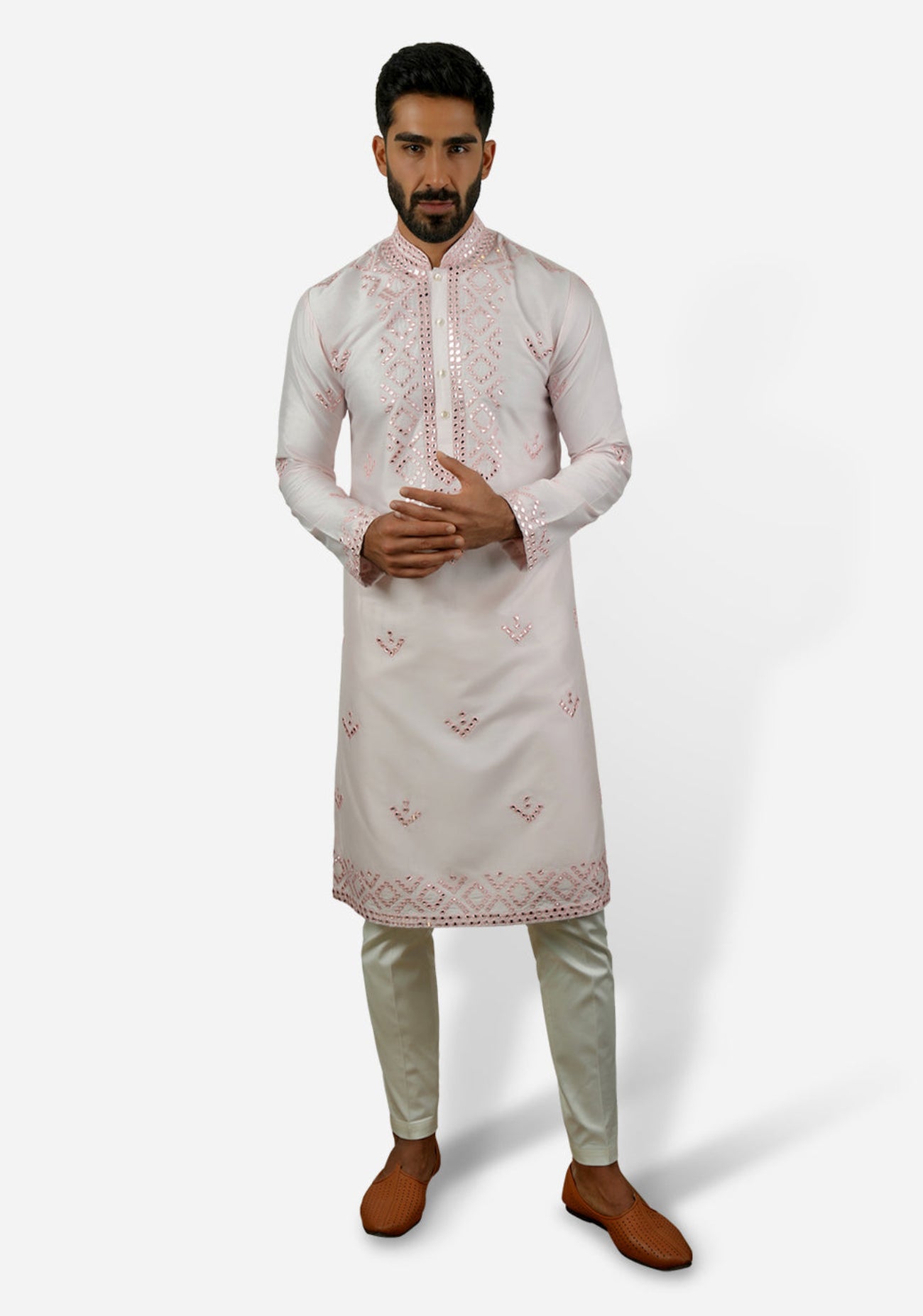 THE BLUSH PRISM KURTA ENSEMBLE
