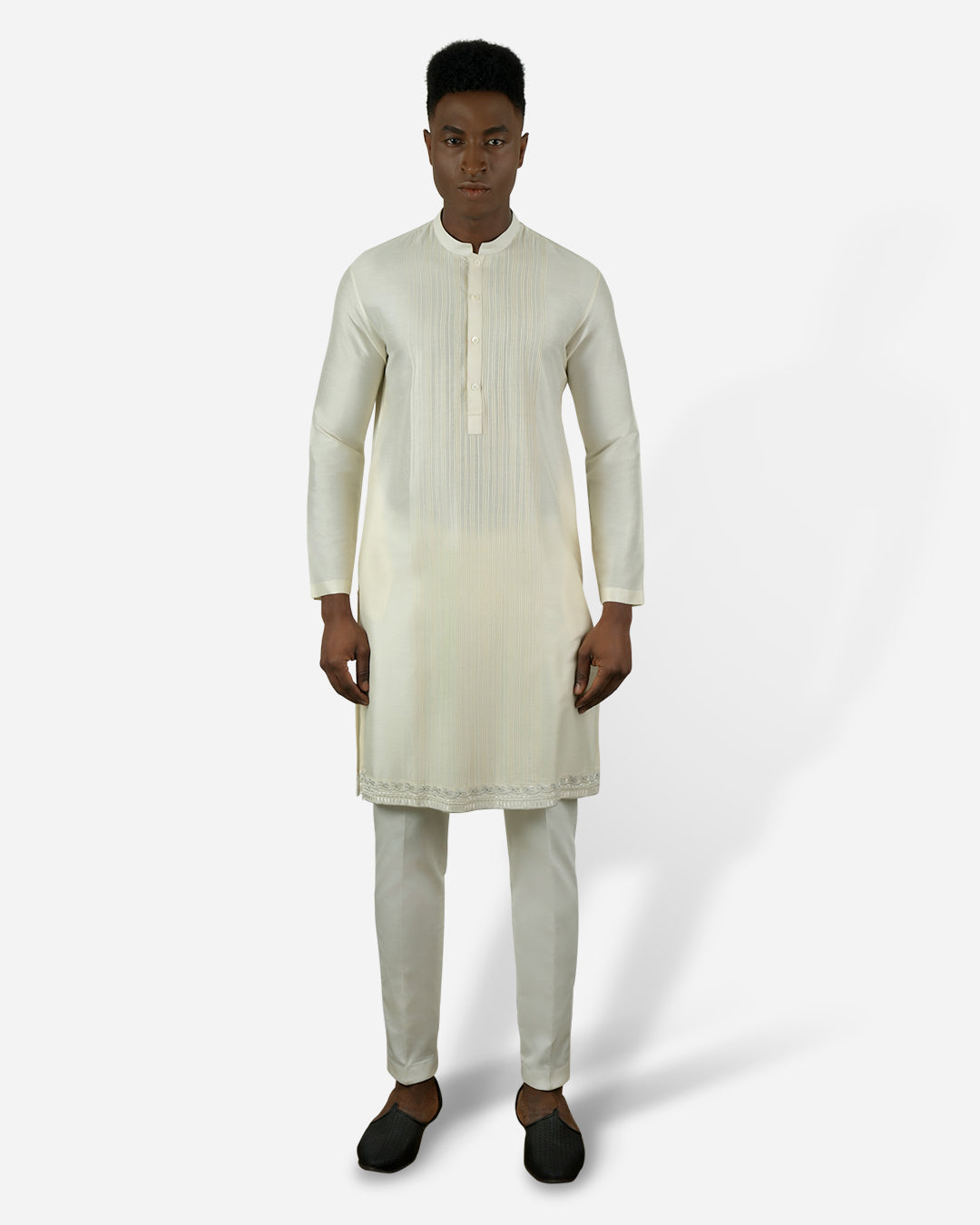 Ivory Enigmatic Embroidered Kurta Set