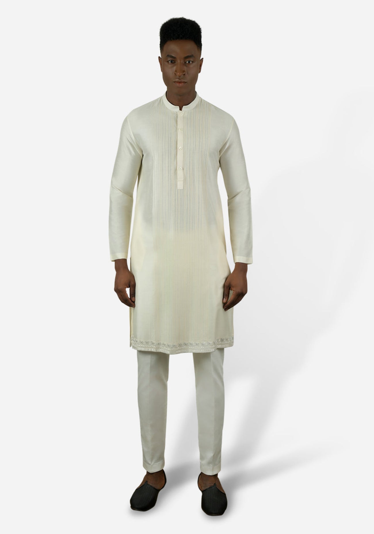 Ivory Enigmatic Embroidered Kurta Set