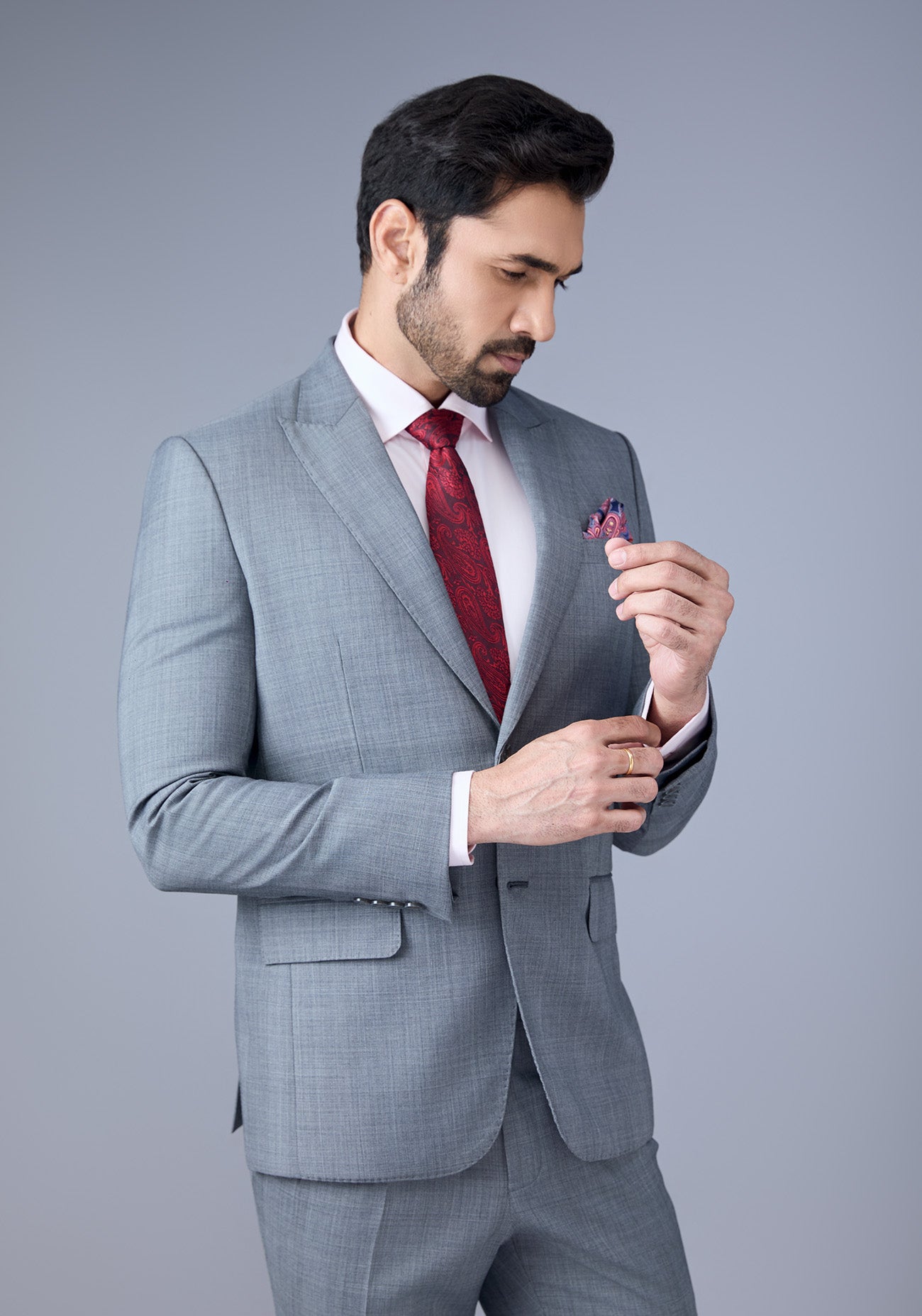 Light Grey Corporate Suit