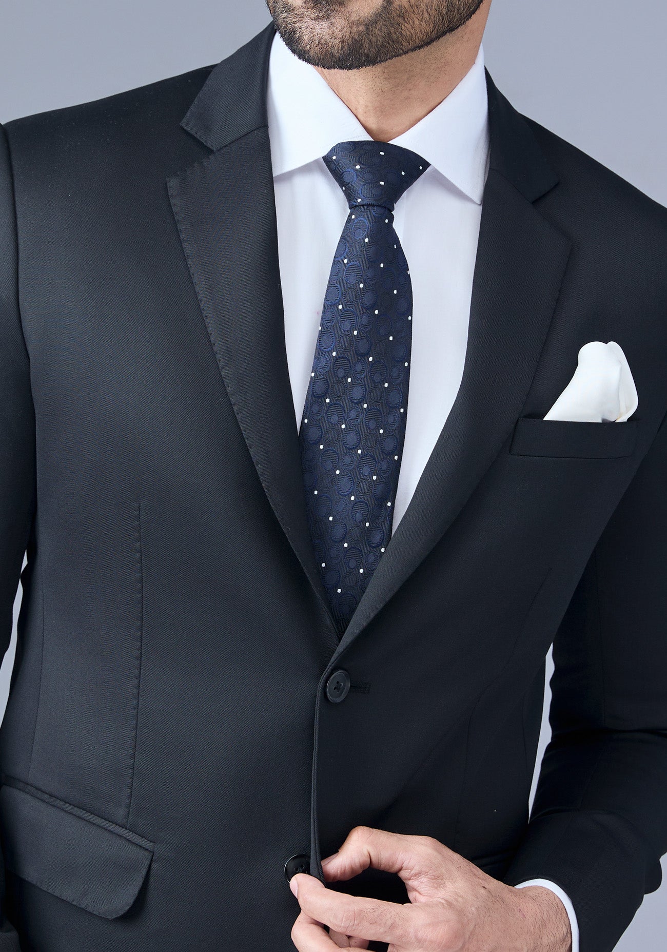 Classic Black Corporate Suit