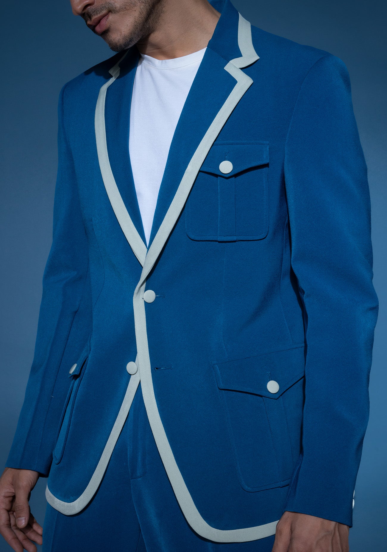 Cobalt Blue jacket set