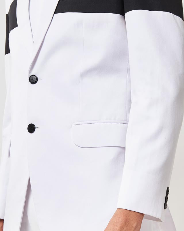 White Panel Jacket