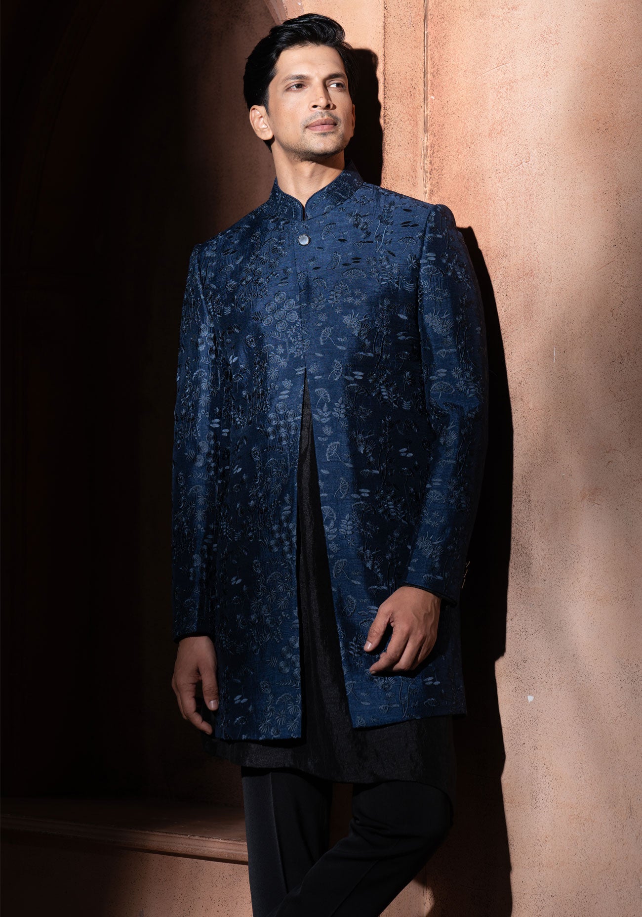 Cobalt Blue Asymmetrical Jacket