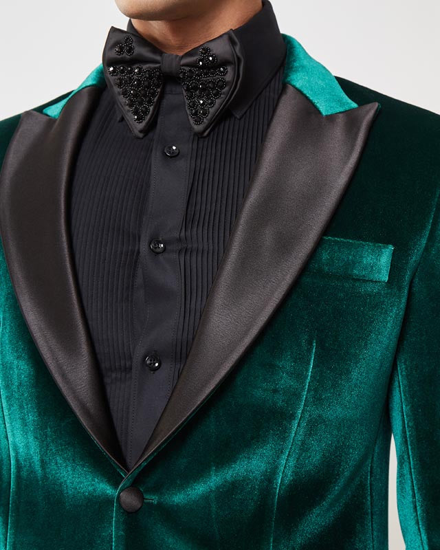 Emerald Green Velvet Tuxedo