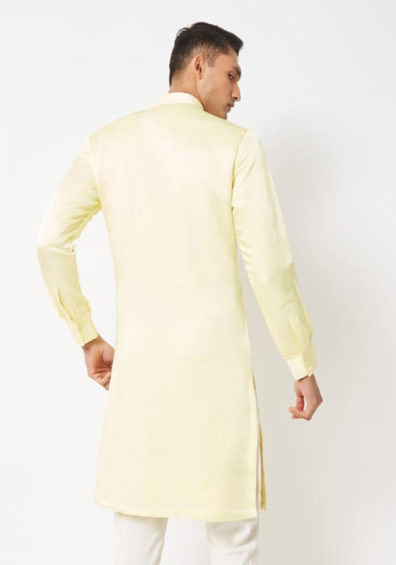 Cosmic Yellow Embroidered Kurta