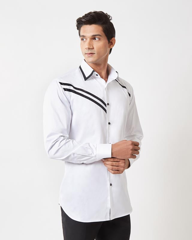 White Line Drop Shirt