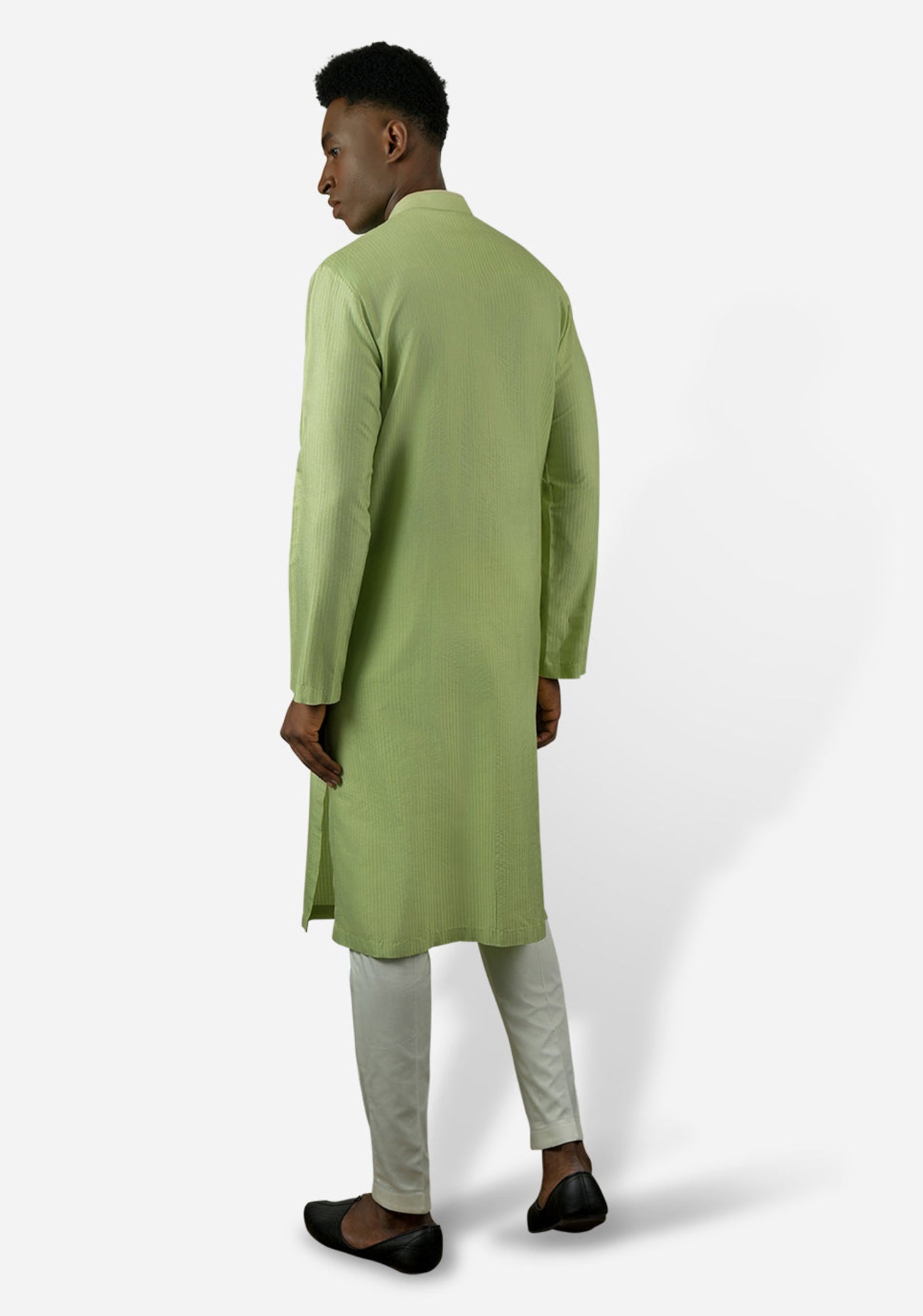 Moss Green Embroidered Kurta Set