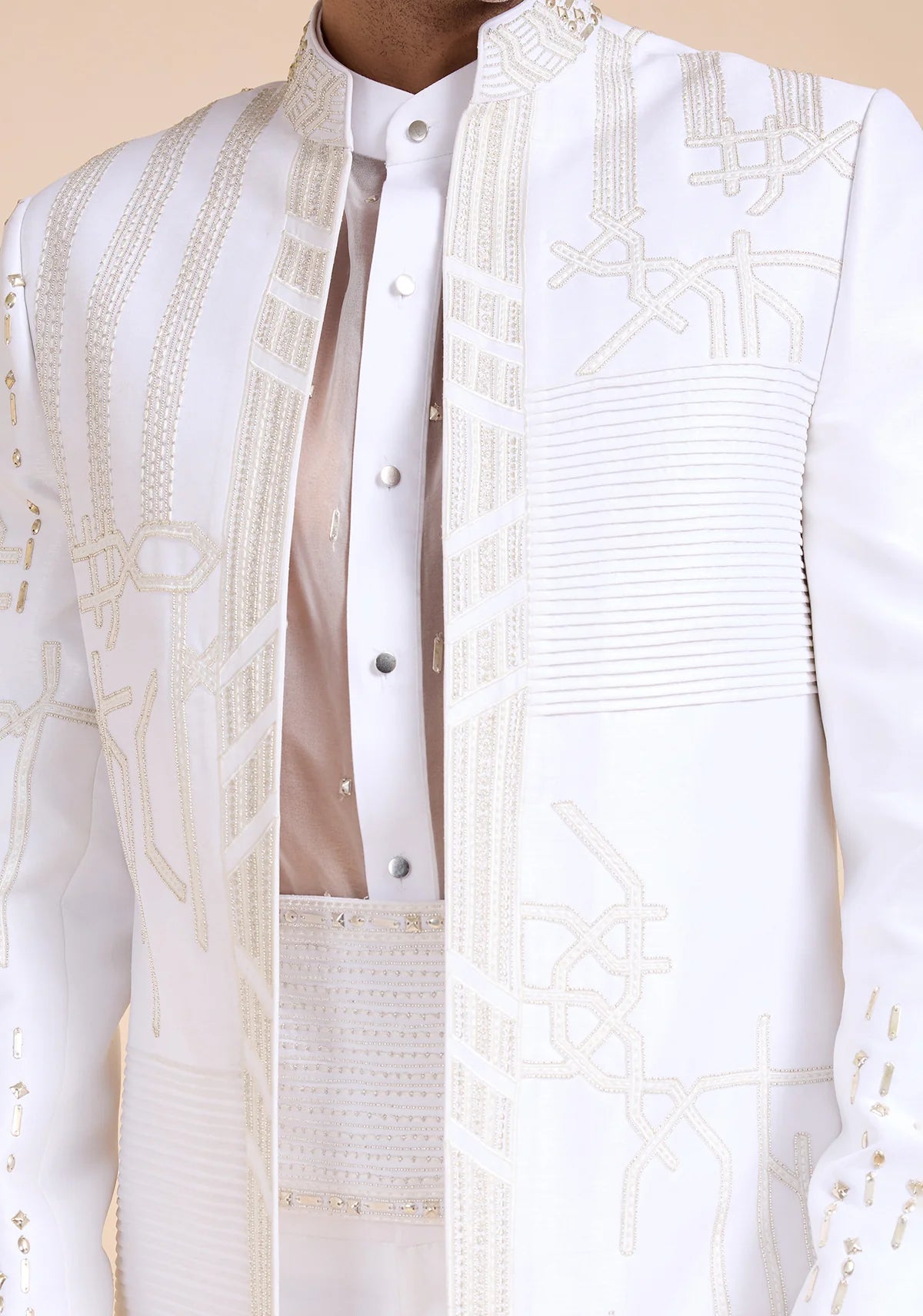 THE ALBASTER HORIZON SHERWANI SET