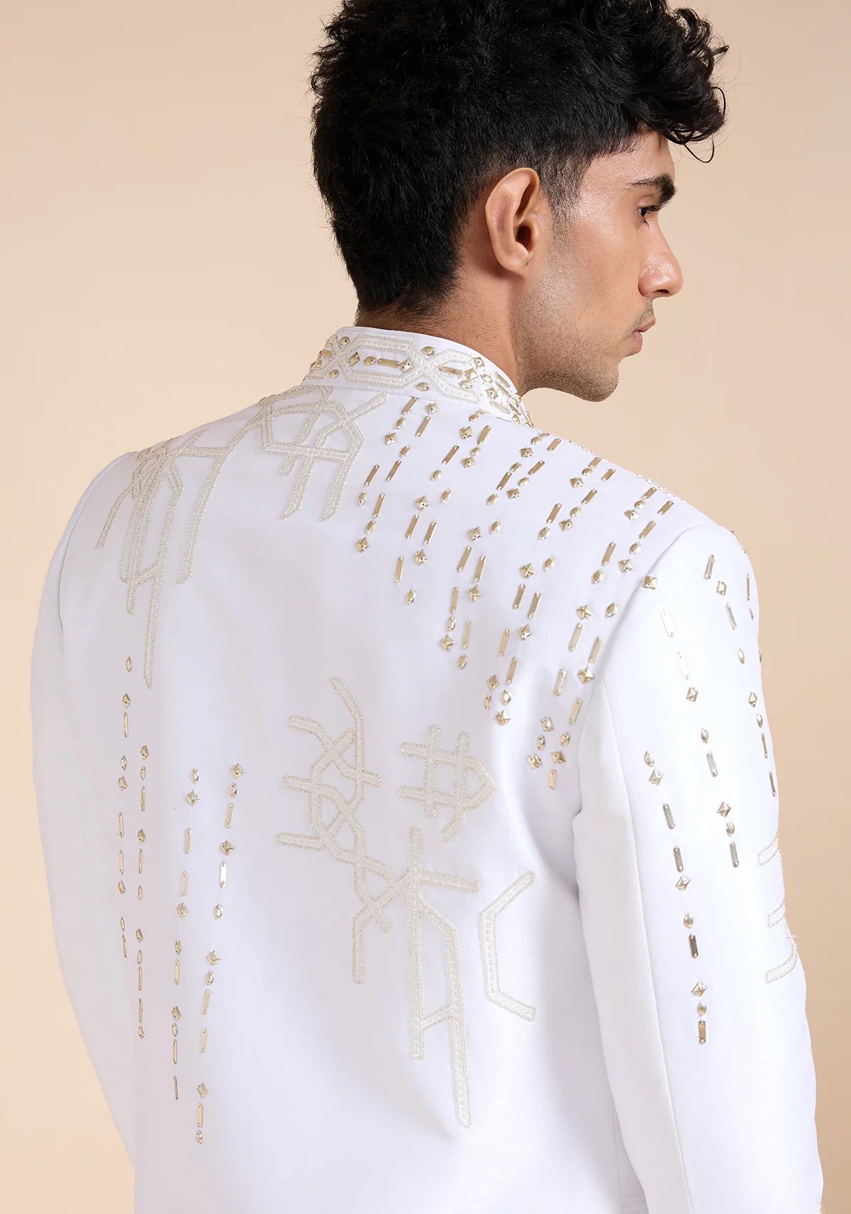 THE ALBASTER HORIZON SHERWANI SET