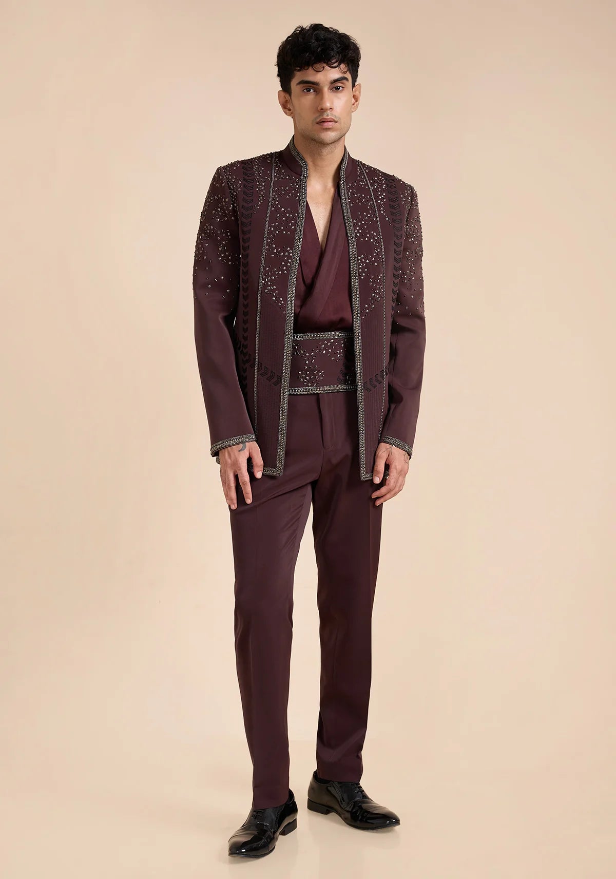 THE CRIMSON COURT BANDGALA SET