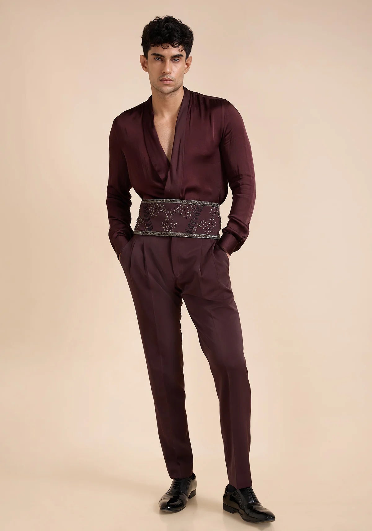 THE CRIMSON COURT BANDGALA SET