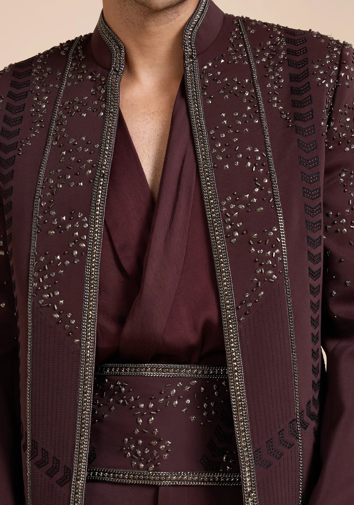 THE CRIMSON COURT BANDGALA SET