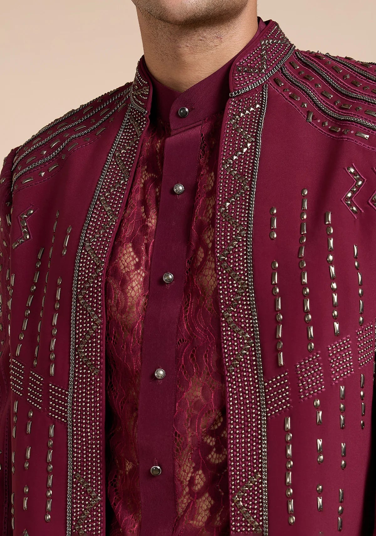 THE GILDED GARNED BANDGALA SET