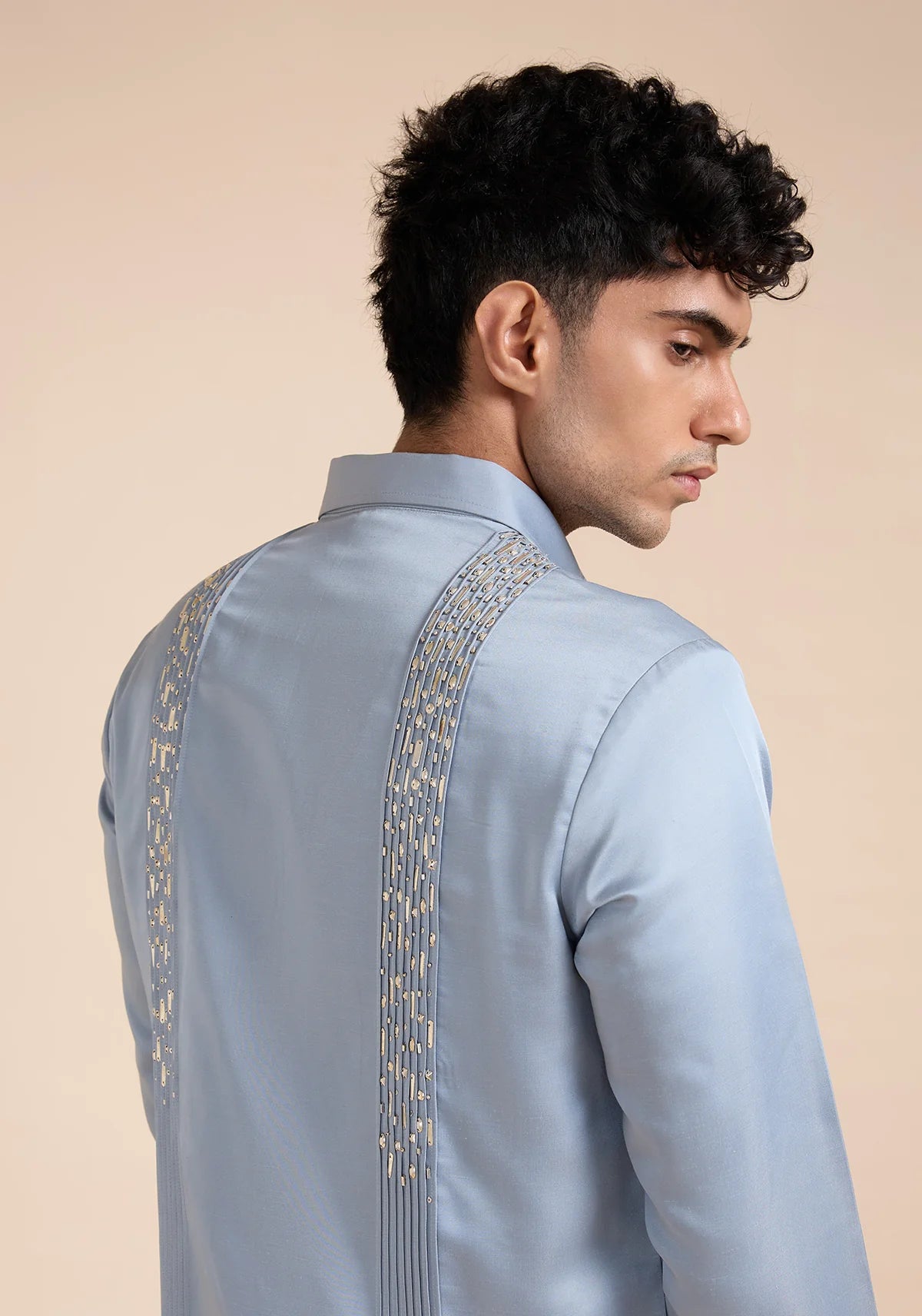 THE GLACIER WAVE KURTA SET