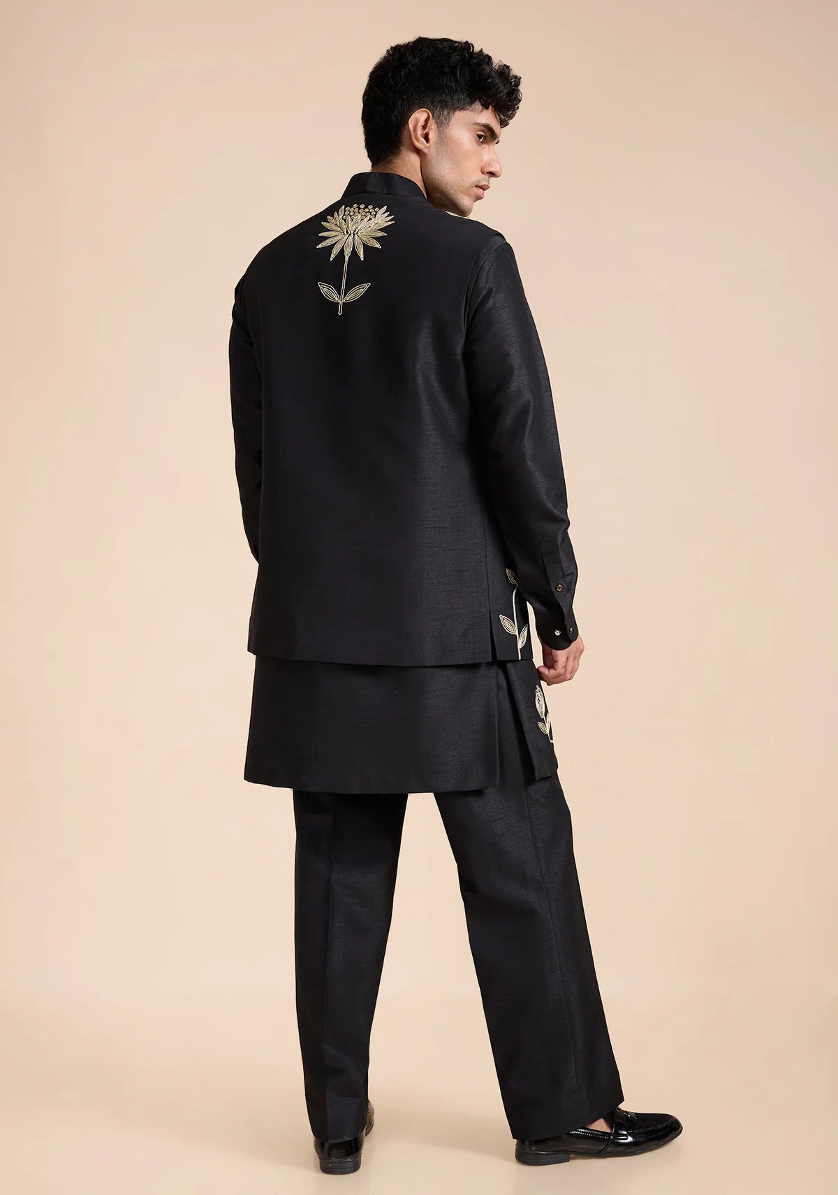 THE IMPERIAL BLOOM NEHRU JACKET SET