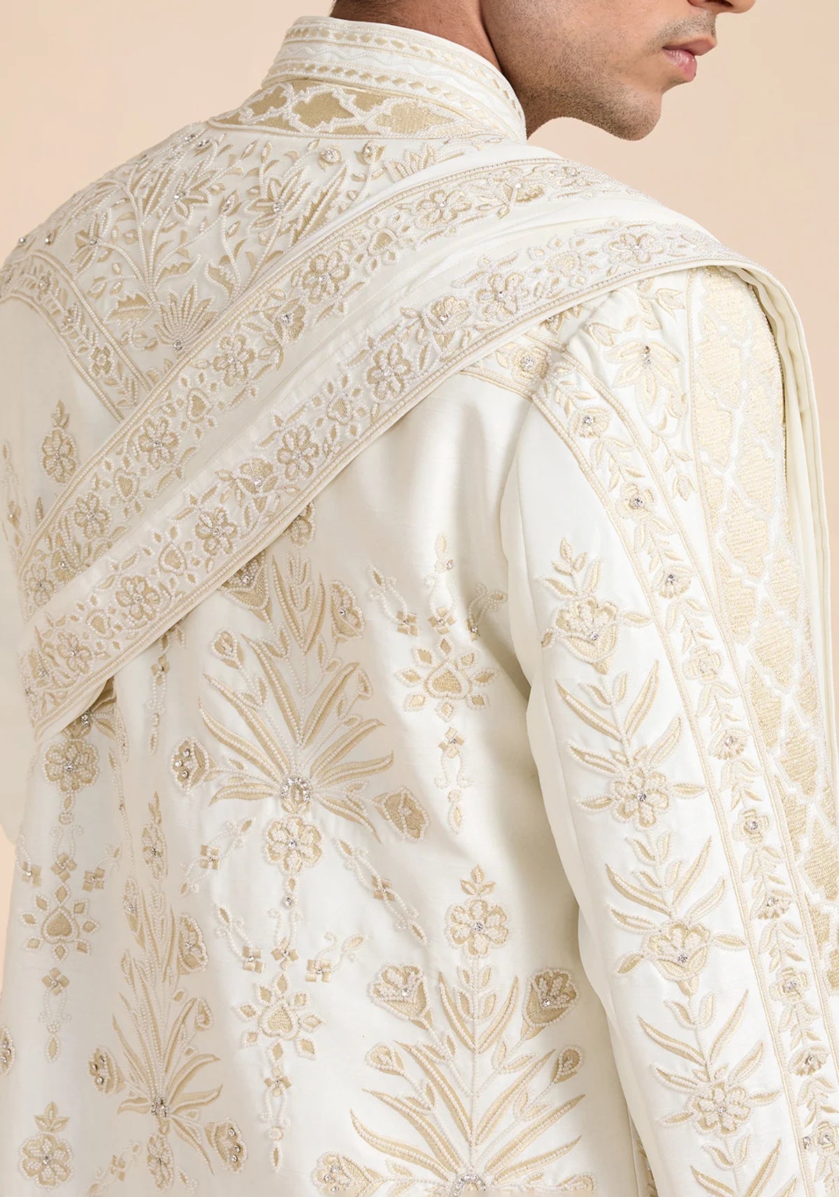 THE SYMMETRIC FILIGREE SHERWANI SET