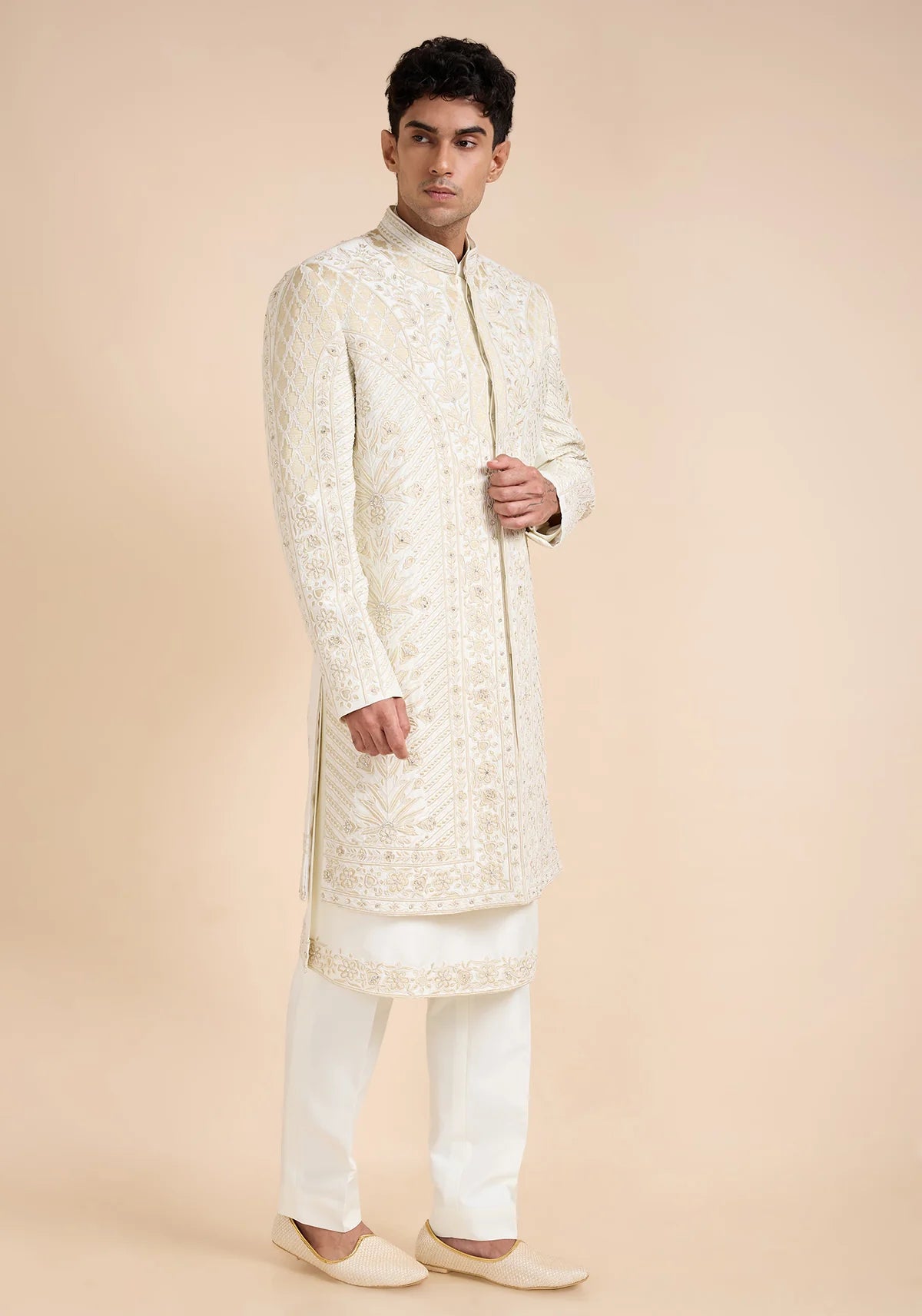 THE SYMMETRIC FILIGREE SHERWANI SET