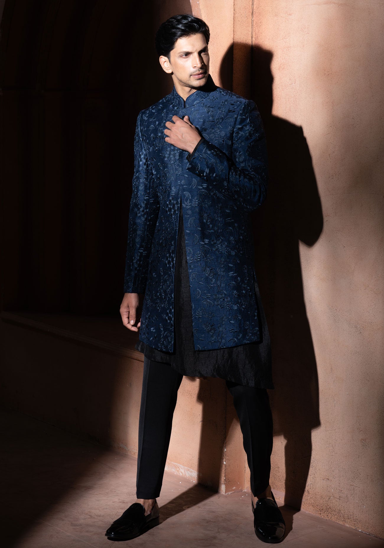 Cobalt Blue Asymmetrical Jacket